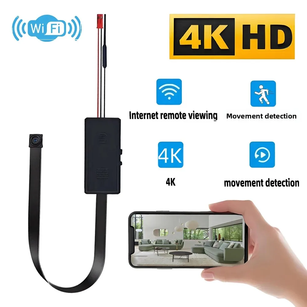 Hidden Camera Clock - 4K HD New Mini WiFi Camera,