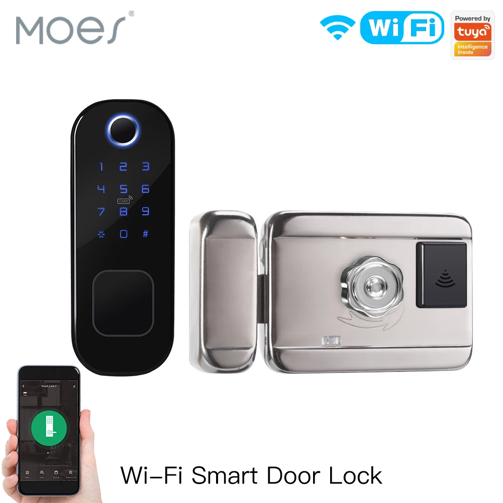 Home Security Group - MOES WiFi Tuya Smart Lock Door