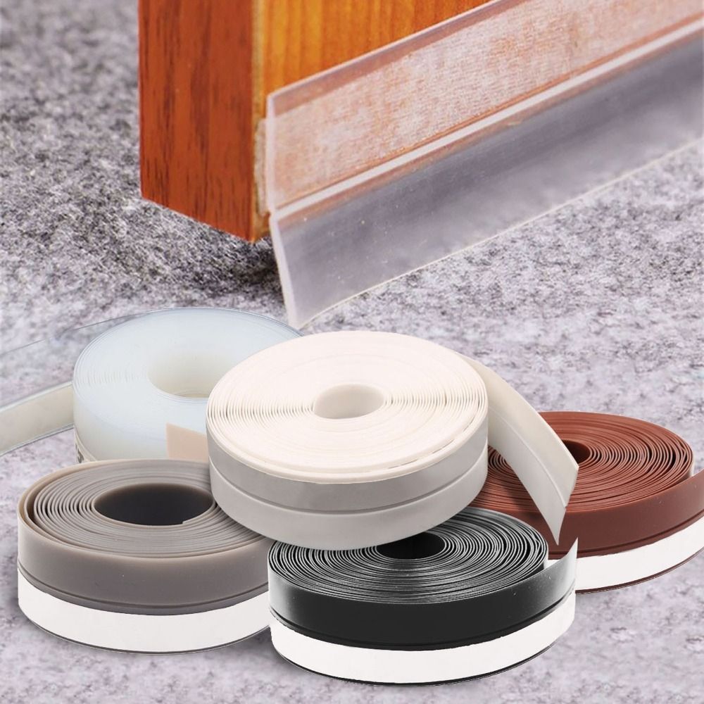 Home Security Front Door - Self-adhesive Door Window Seal Rubber Windproof