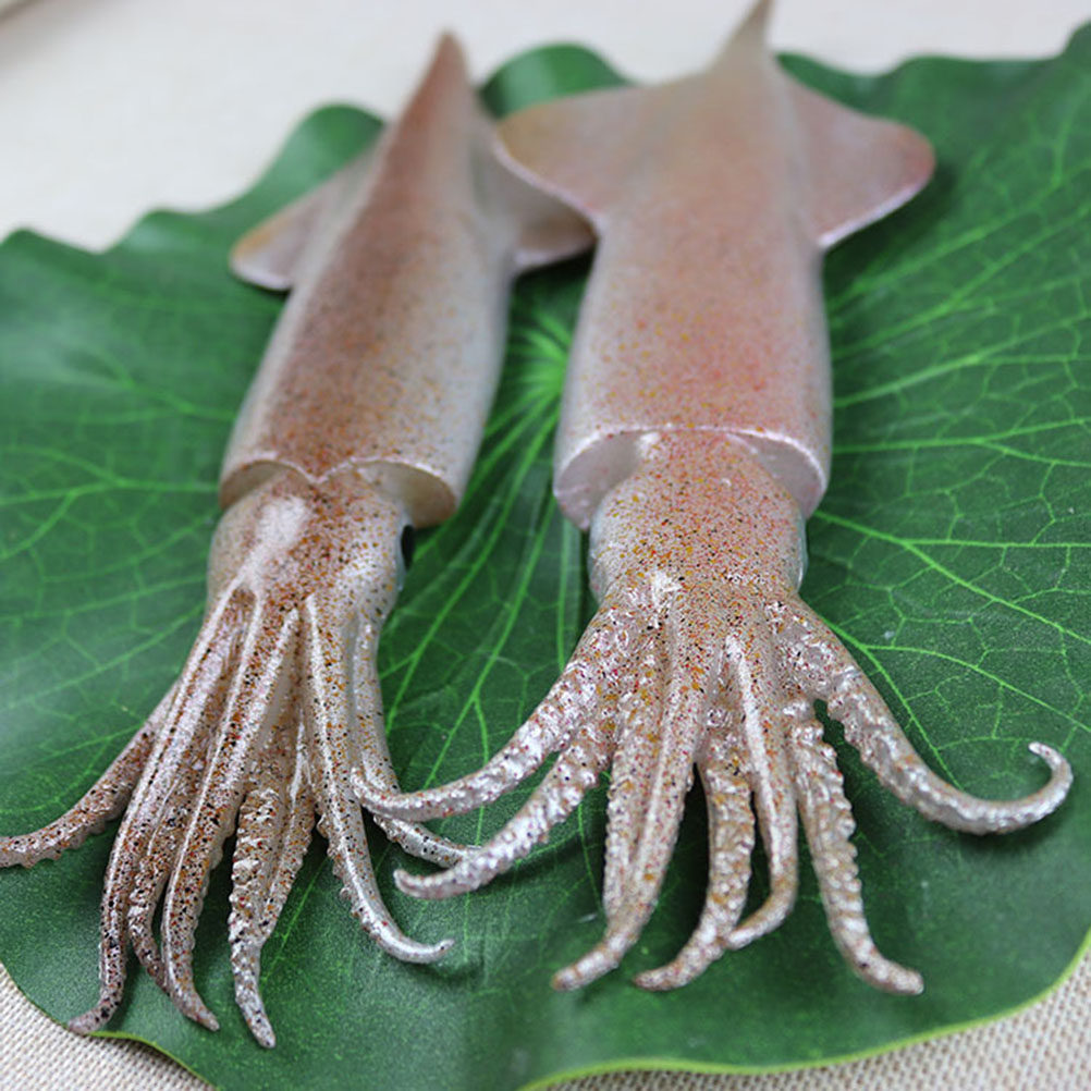Home Security Bars - 1Pcs Realistic Lifelike Squid Decoration for