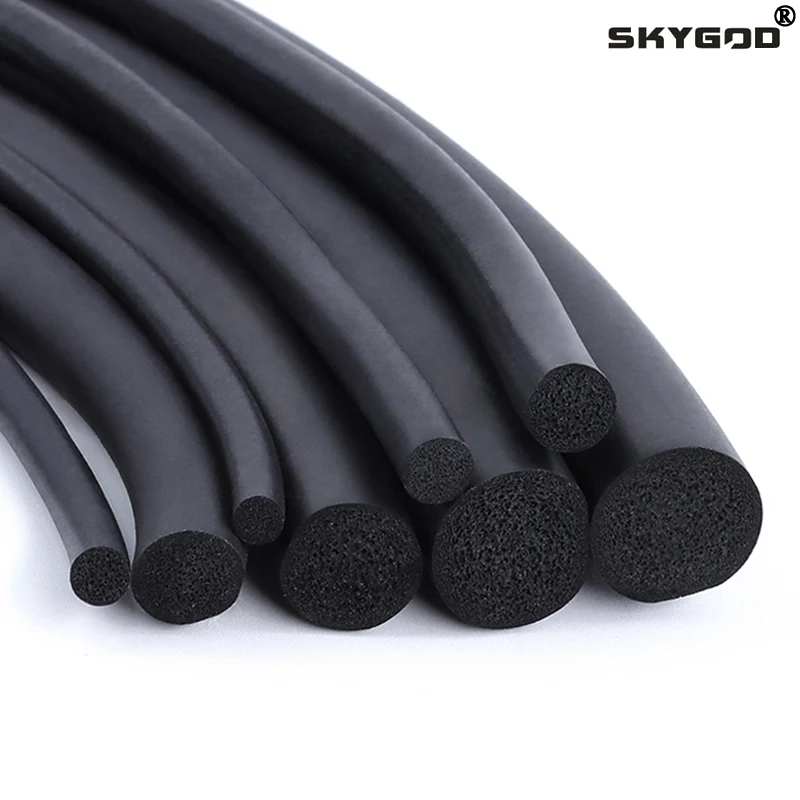 Home Security Front Door - 1~5m EPDM Sealling Strip 2/3/4/5/6/7/8/9/10/12/14/16/18/20mm Sound