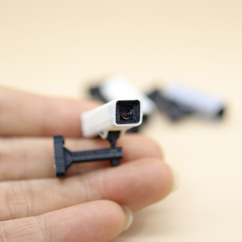 Home Security With Camera - 1/12 Scale Miniature Surveillance Camera for