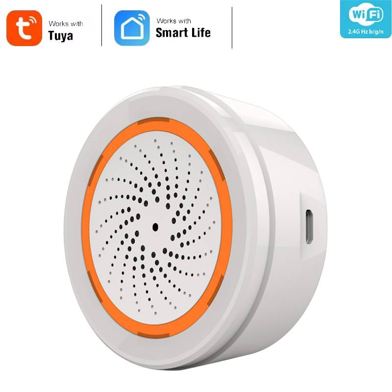 Home Security Equipment - Smart Siren Alarm Tuya Zigbee Sound