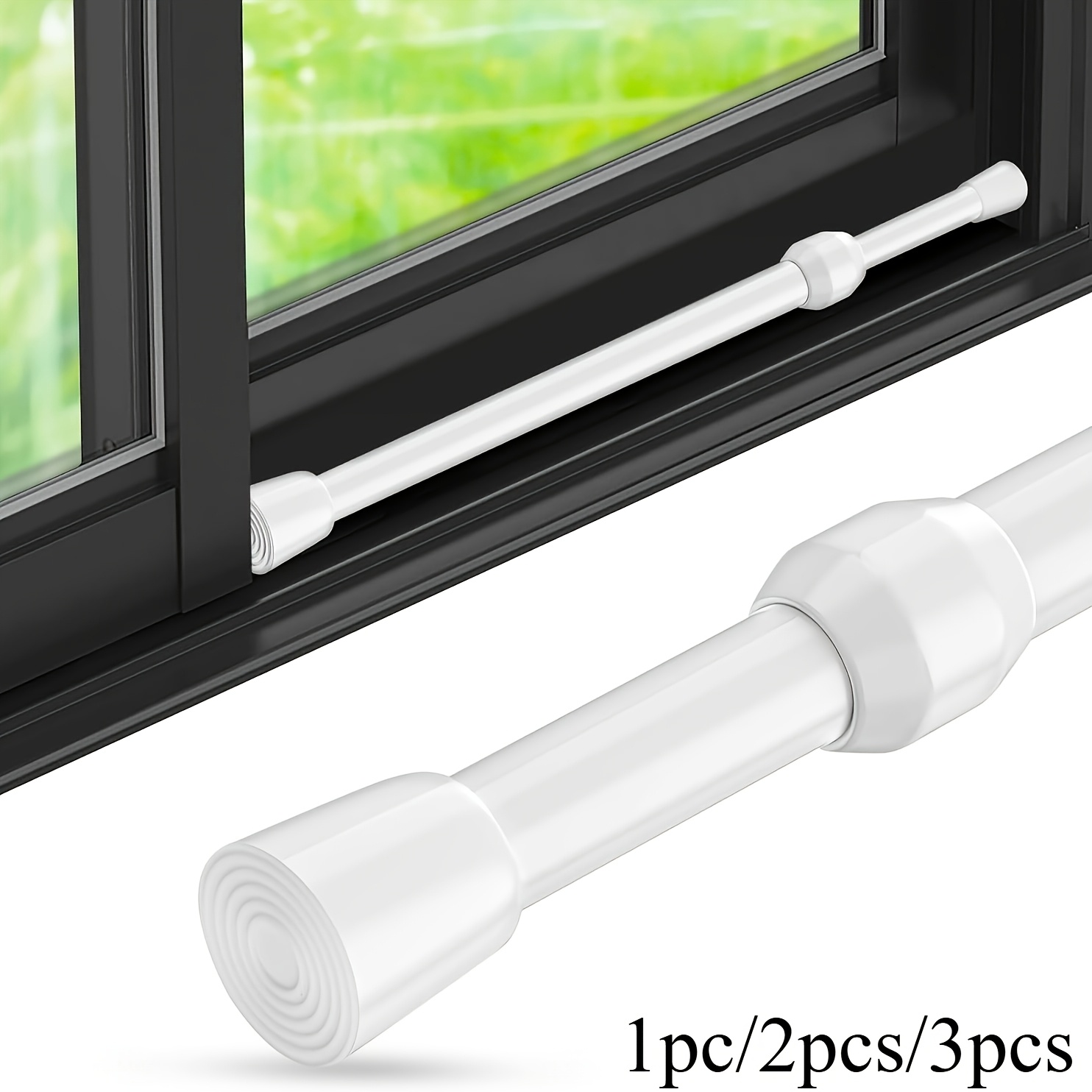 Home Security Bars - Adjustable Safety Ba Polished Metal Adjustable