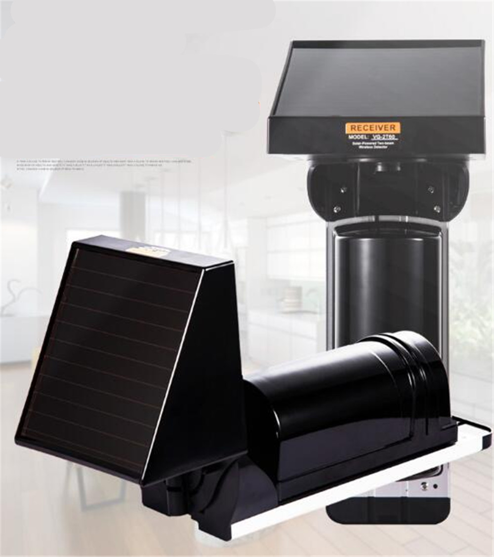 Home Security Systems Wireless - 433mhz Wireless Solar Outdoor Waterproof Pet