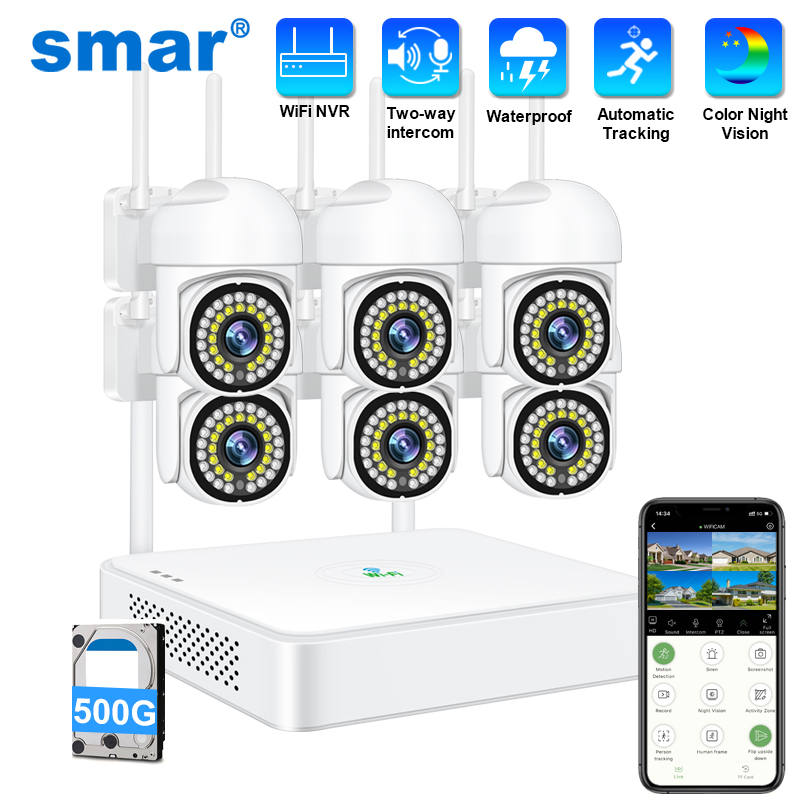 Home Security Equipment - Smar 3MP Wireless CCTV Security Camera