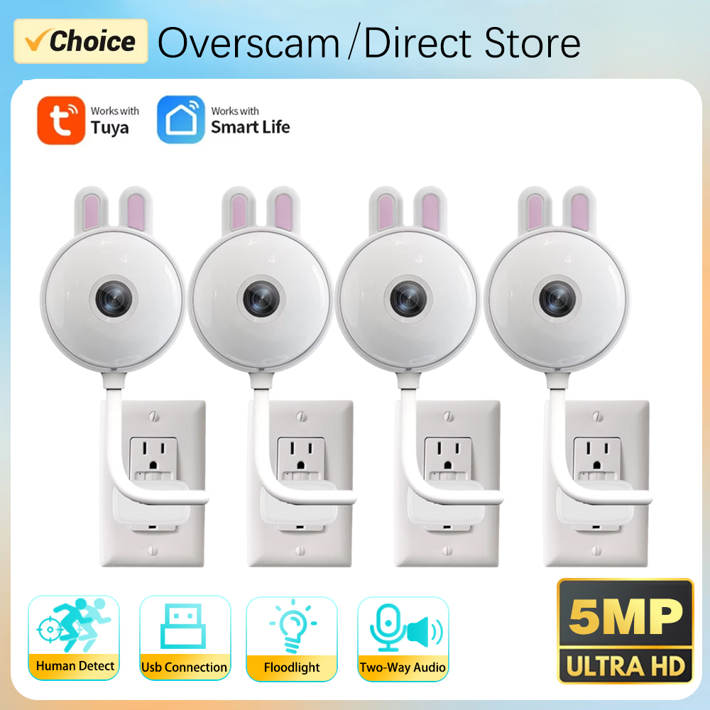Home Security Flood Lights - 5MP Tuya Doodle WiFi USB Flood