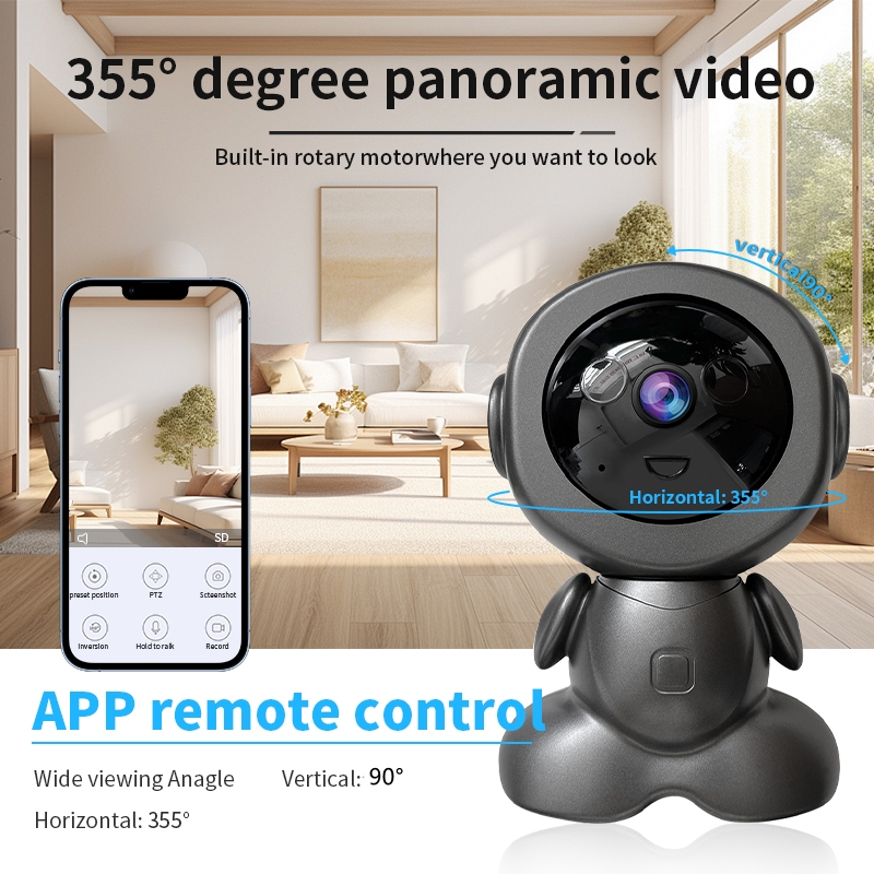 8MP Wifi Surveillance Robot Ca - Home Security Robots ulasan dan harga