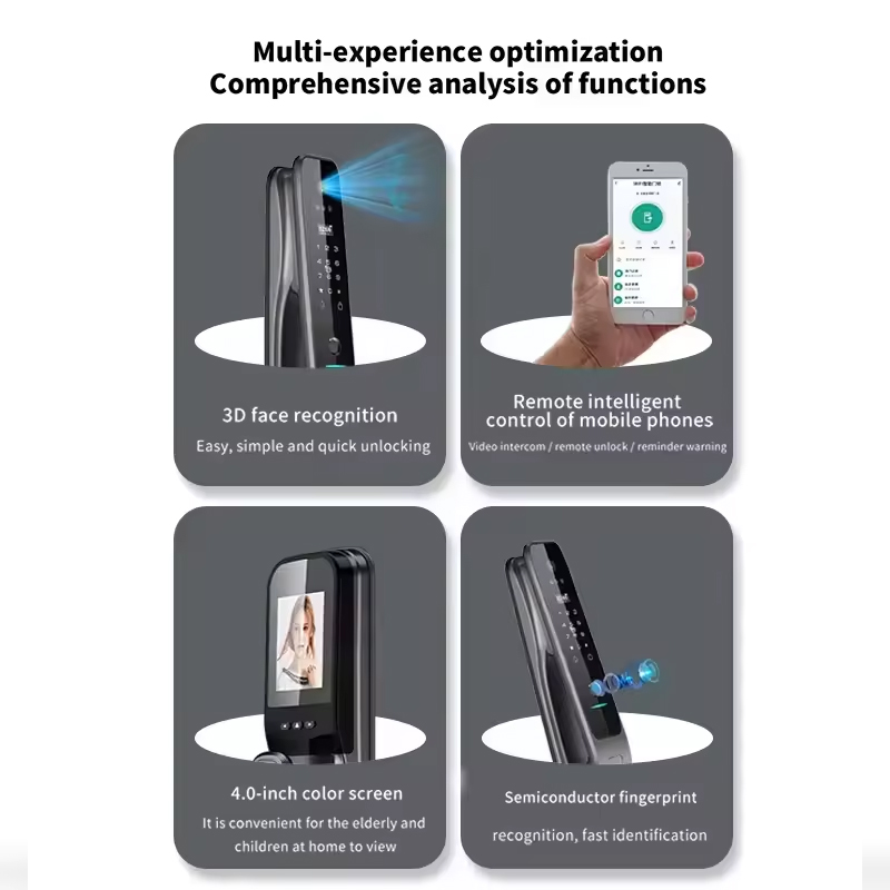 HX5 Smart Door Lock 3D Face Re - Home Security Door ulasan dan harga