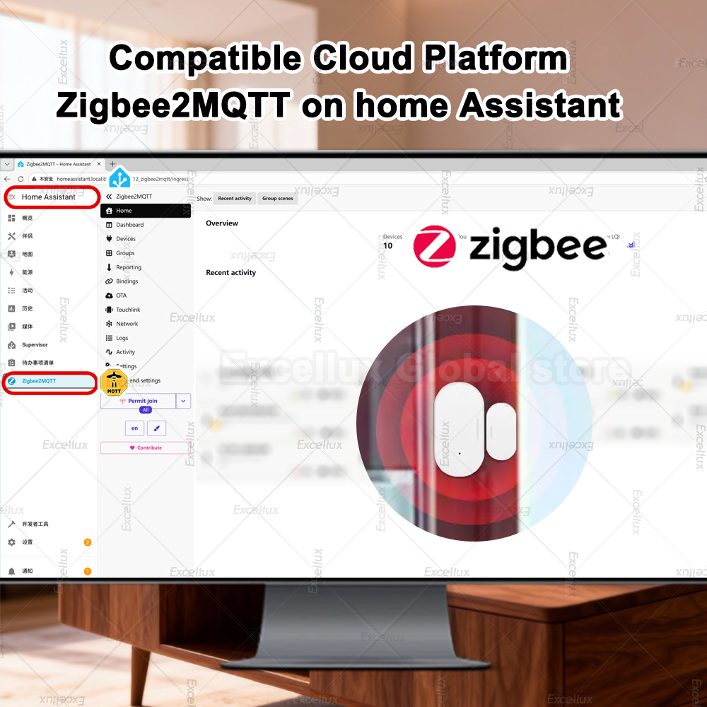 Zigbee 3.0 Door Window Sensor  - Home Security Door ulasan dan harga