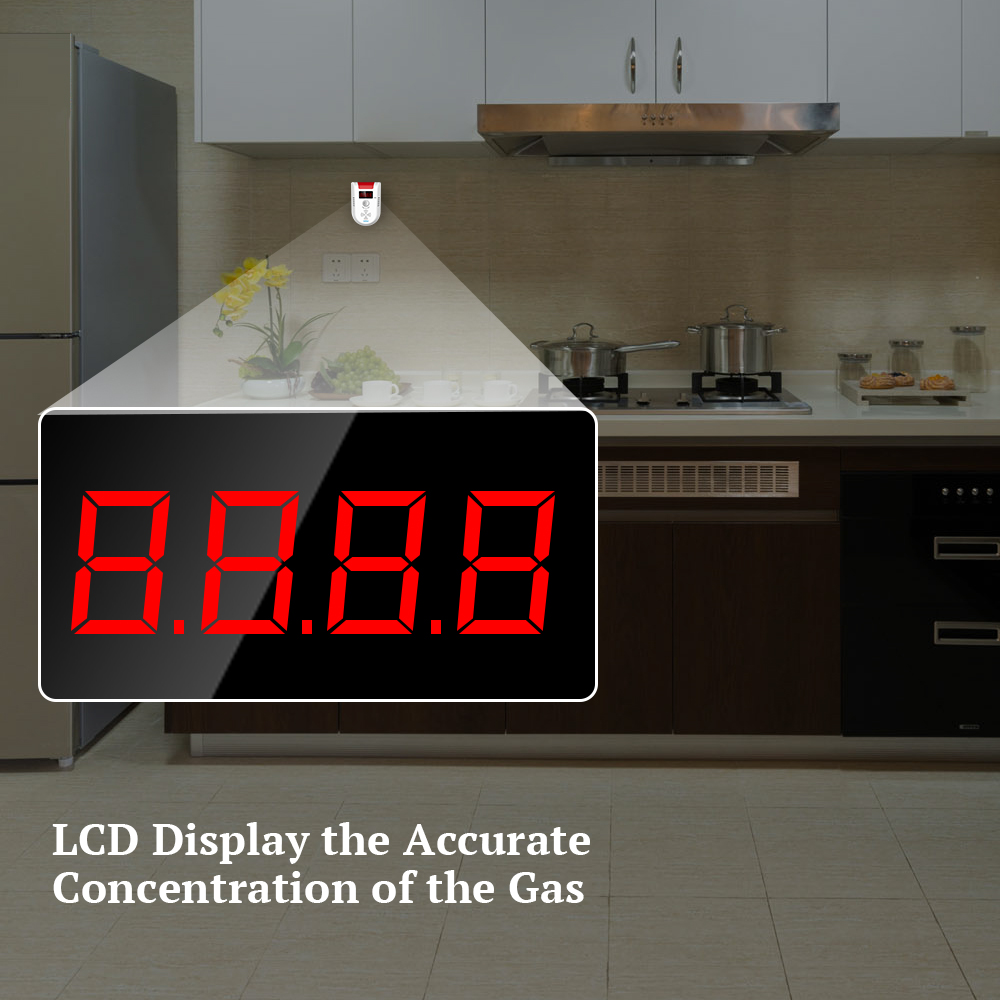 KERUI GD13 LPG GAS Detector Al - Home Security Equipment ulasan dan harga