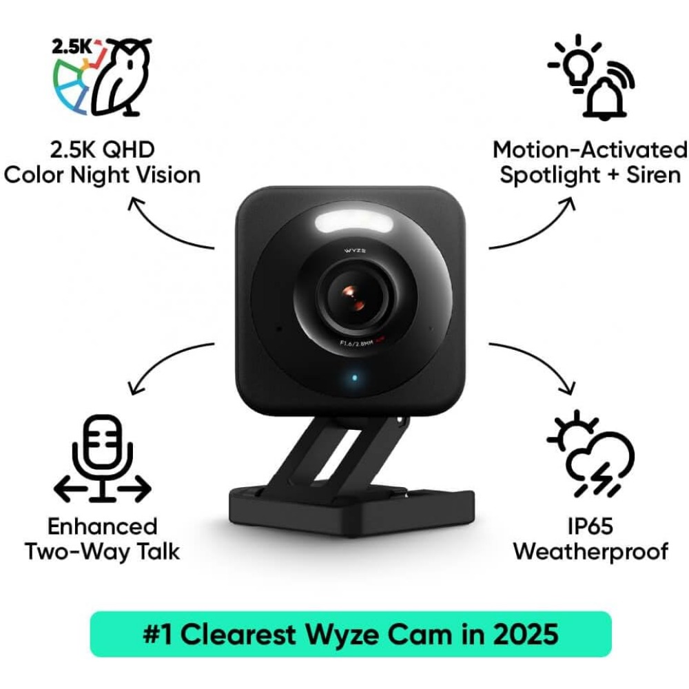 Latest Model 2.5K AI Security  - Home Security No Subscription ulasan dan harga