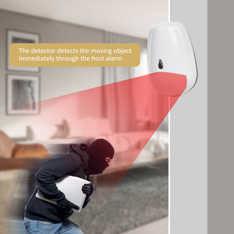 433MHz Wireless Anti-theft Ala - Pet Immune Pir Sensor ulasan dan harga