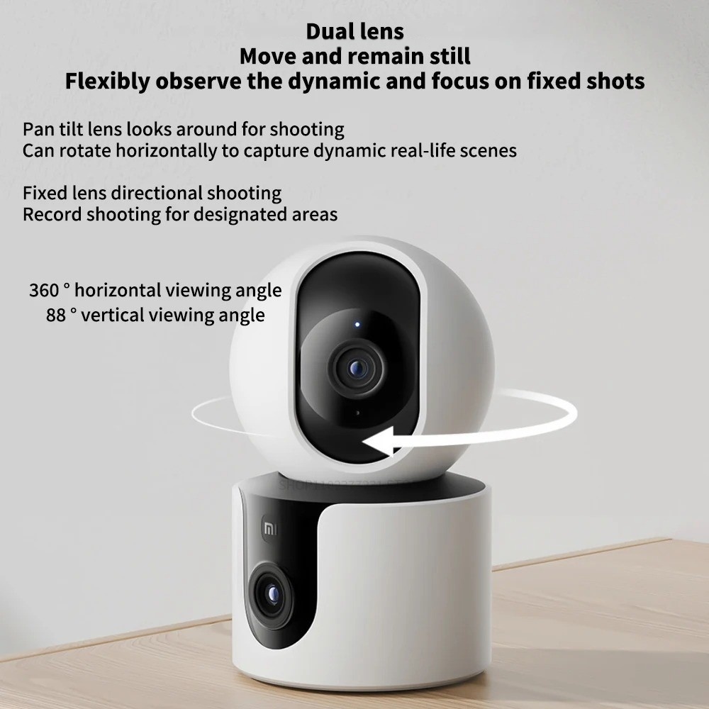 Xiaomi C300 Smart Camera Dual  - Home Security Camera Xiaomi ulasan dan harga