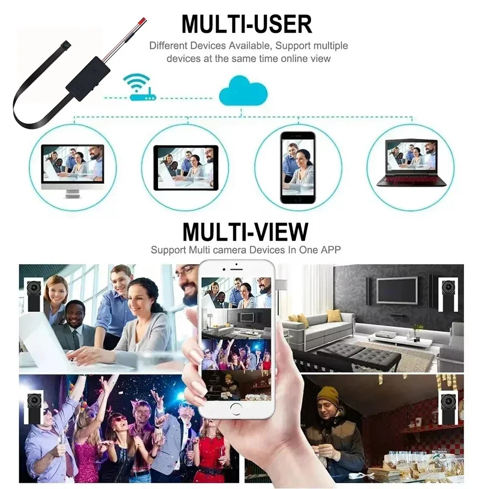 4K HD New Mini WiFi Camera, Su - Hidden Camera Clock ulasan dan harga