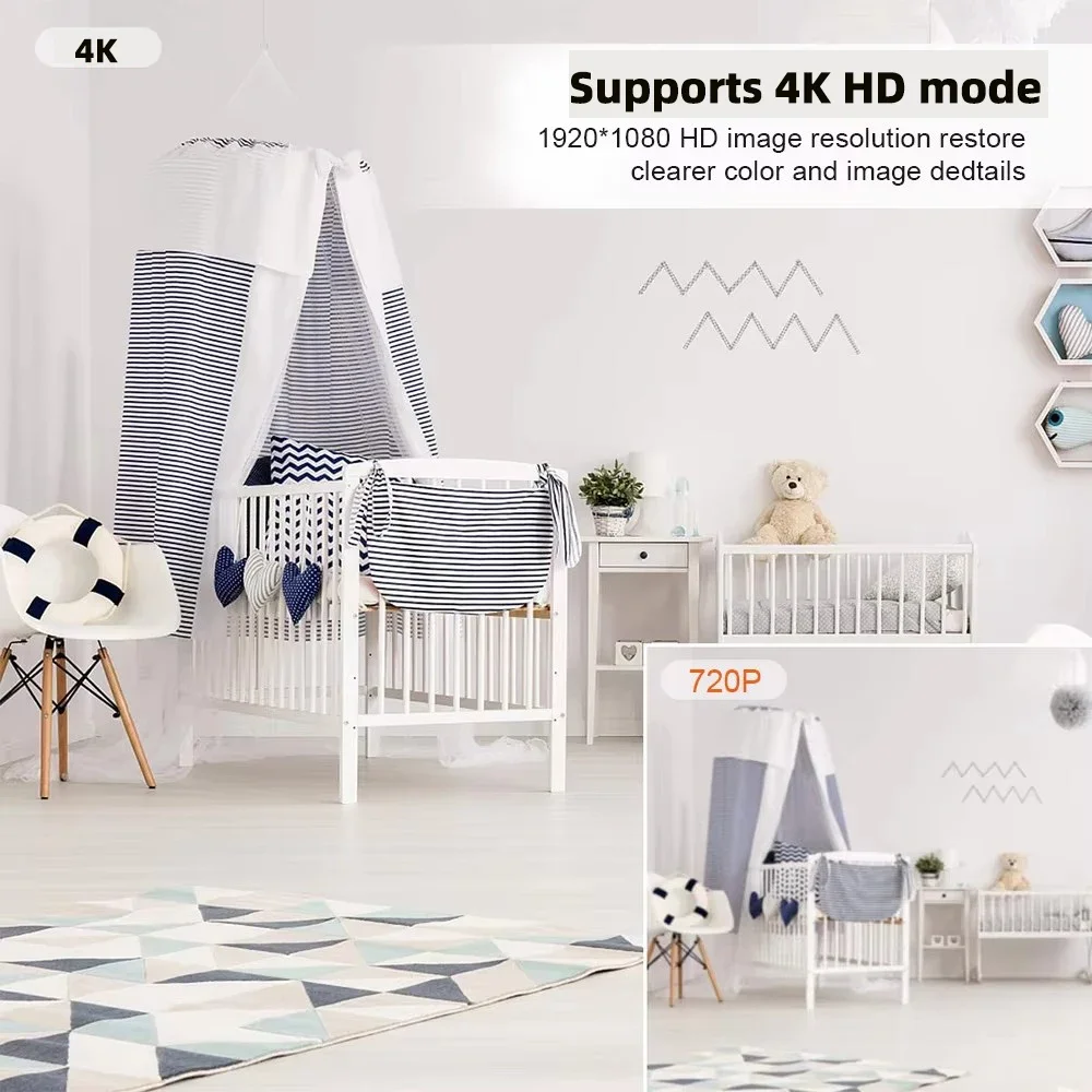 4K HD New Mini WiFi Camera, Su - Hidden Camera Clock ulasan dan harga