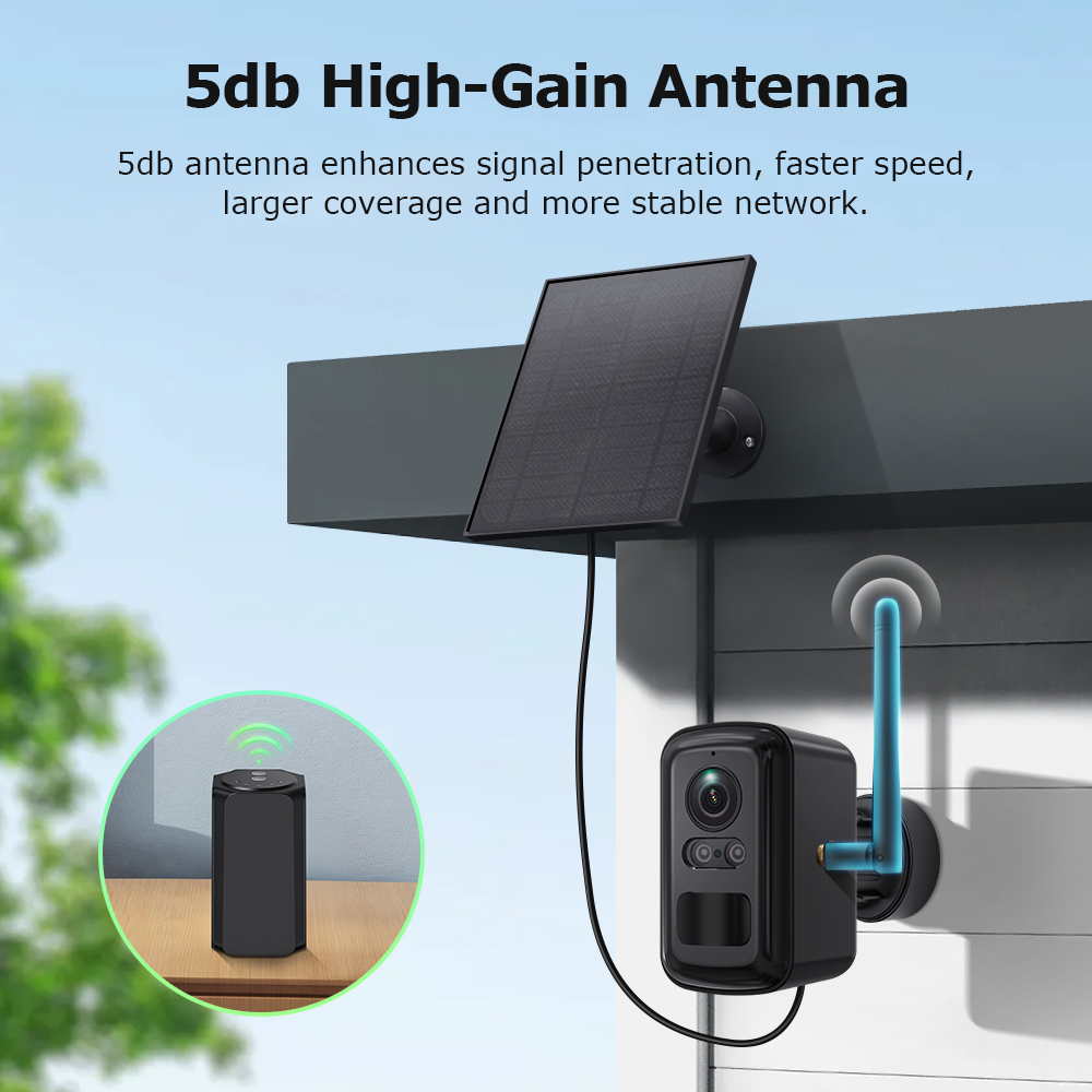 SHIWOJIA 6MP Solar Security Sy - Home Security No Subscription ulasan dan harga