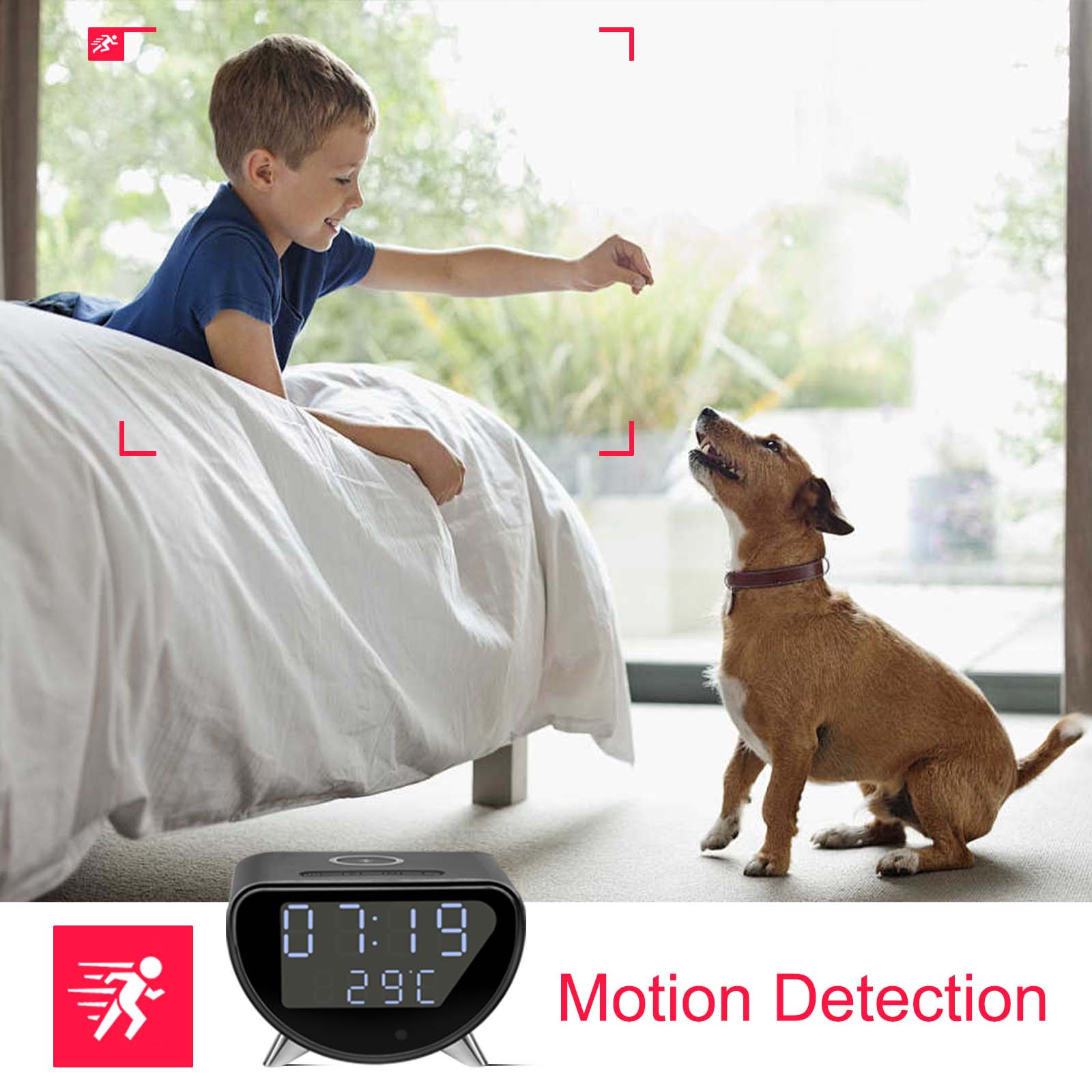 WiFi Clock Camera with Wireles - Hidden Camera Clock ulasan dan harga