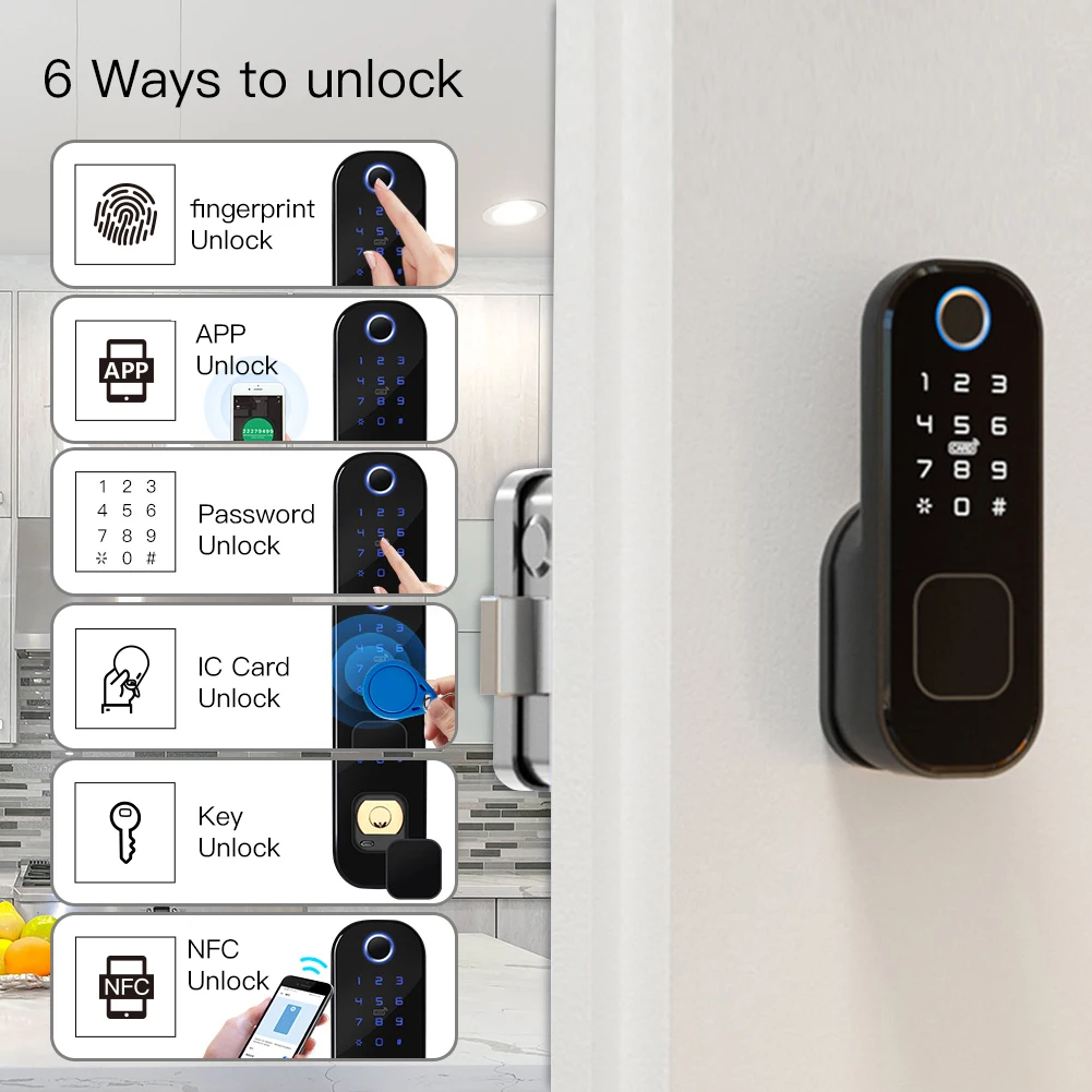 MOES WiFi Tuya Smart Lock Door - Home Security Group ulasan dan harga