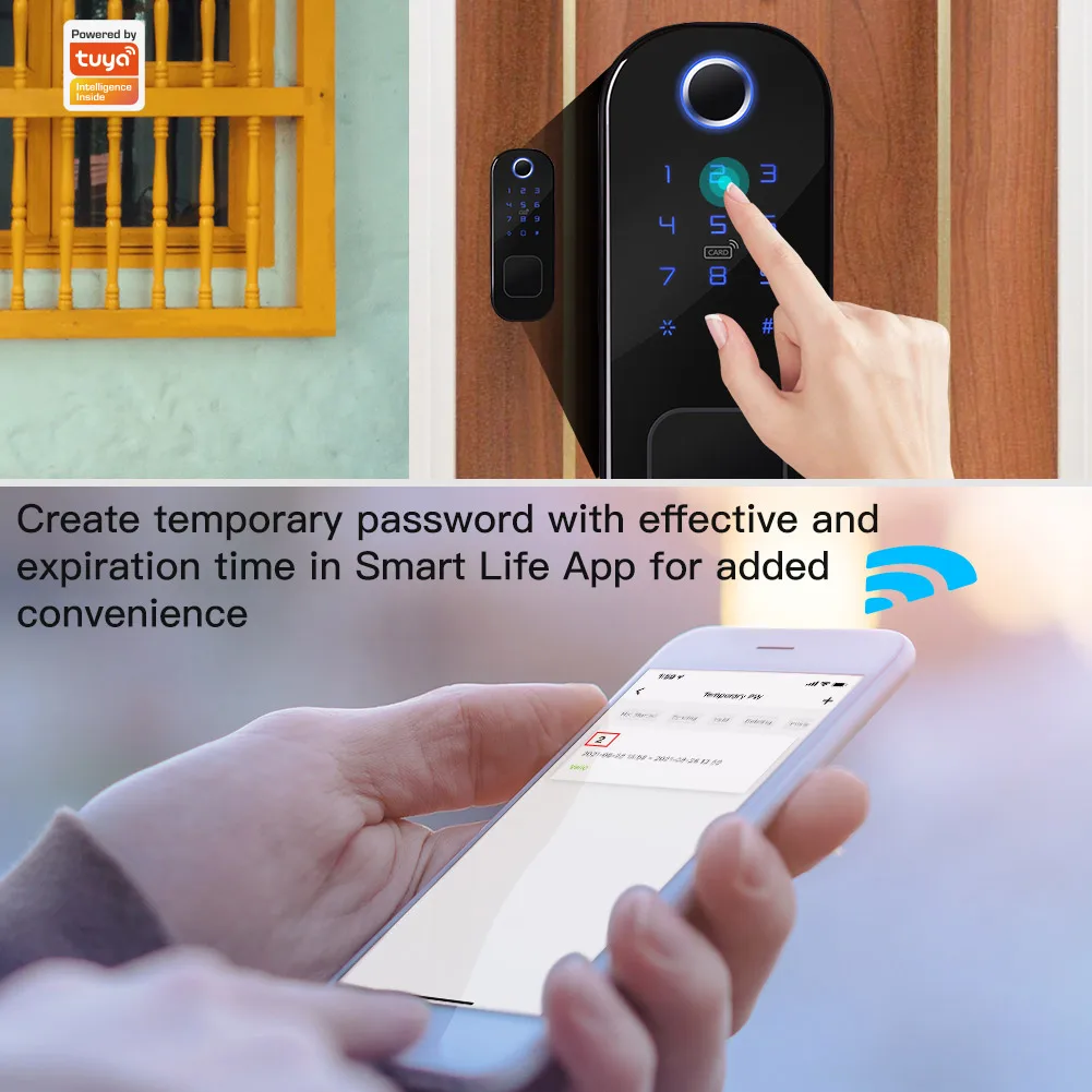 MOES WiFi Tuya Smart Lock Door - Home Security Group ulasan dan harga