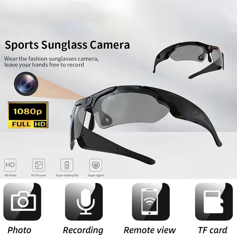1080P HD Camera Smart Glasses  - Home Security With Camera ulasan dan harga