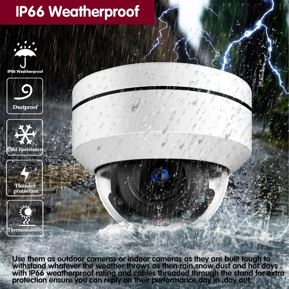 10X Zoom 4K POE Dome Camera Se - Home Security Systems ulasan dan harga