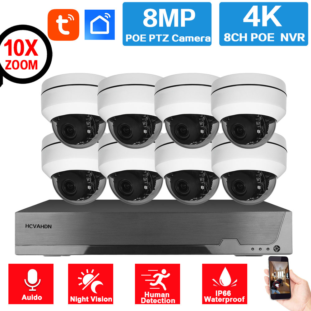 10X Zoom 4K POE Dome Camera Se - Home Security Systems ulasan dan harga
