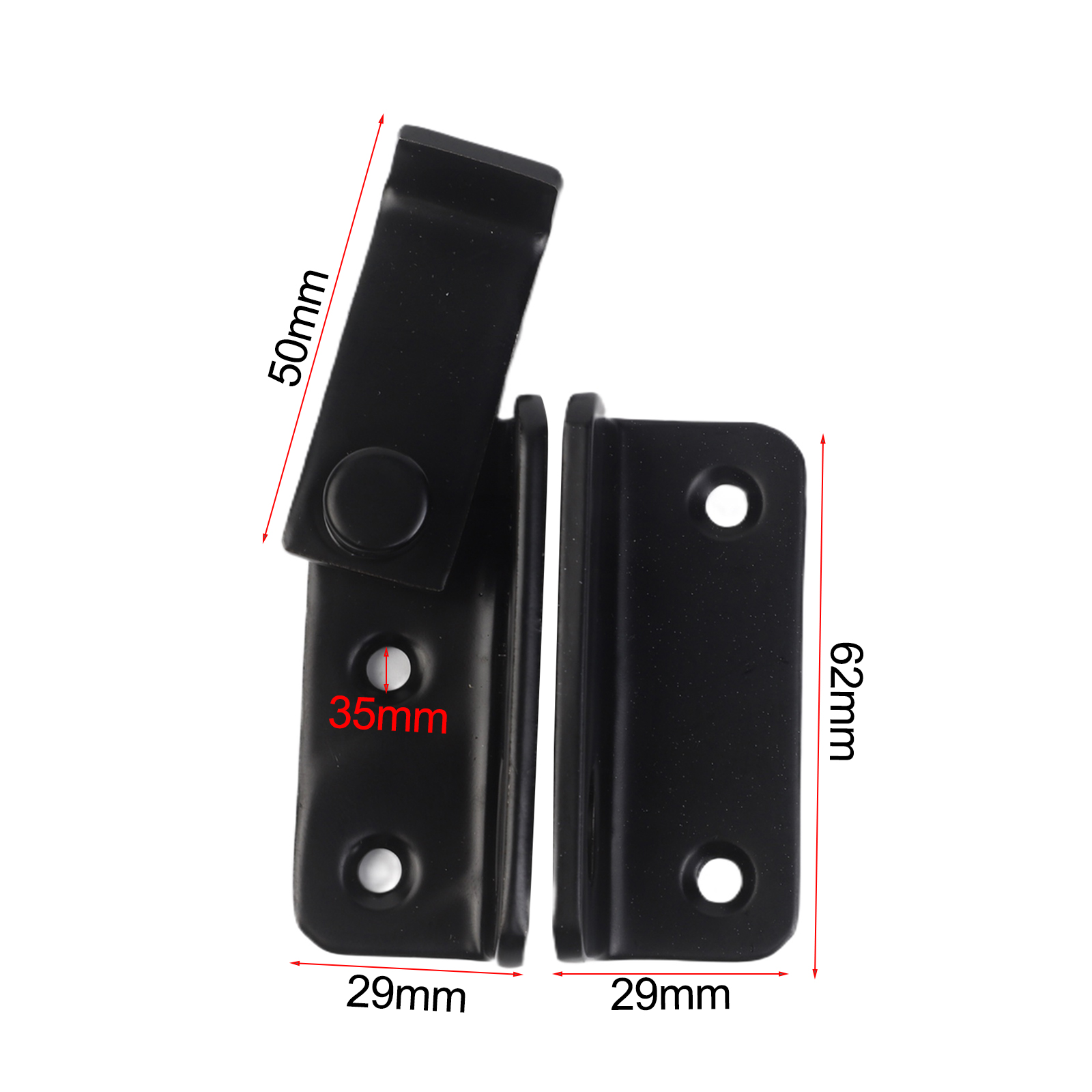 1Pc Black Stainless Steel Lock - Home Security Door ulasan dan harga