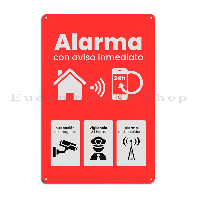 Retro 24h Alarm System Metal S - Home Security Equipment ulasan dan harga