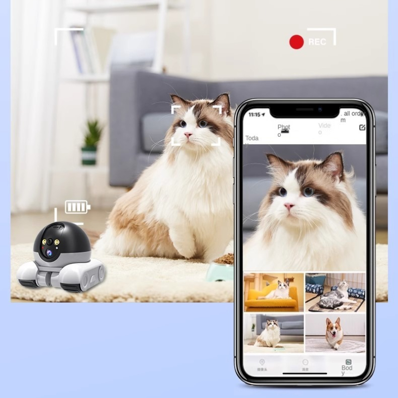 4MP IP Camera 5G WiFi Dual Len - Home Security Robots ulasan dan harga