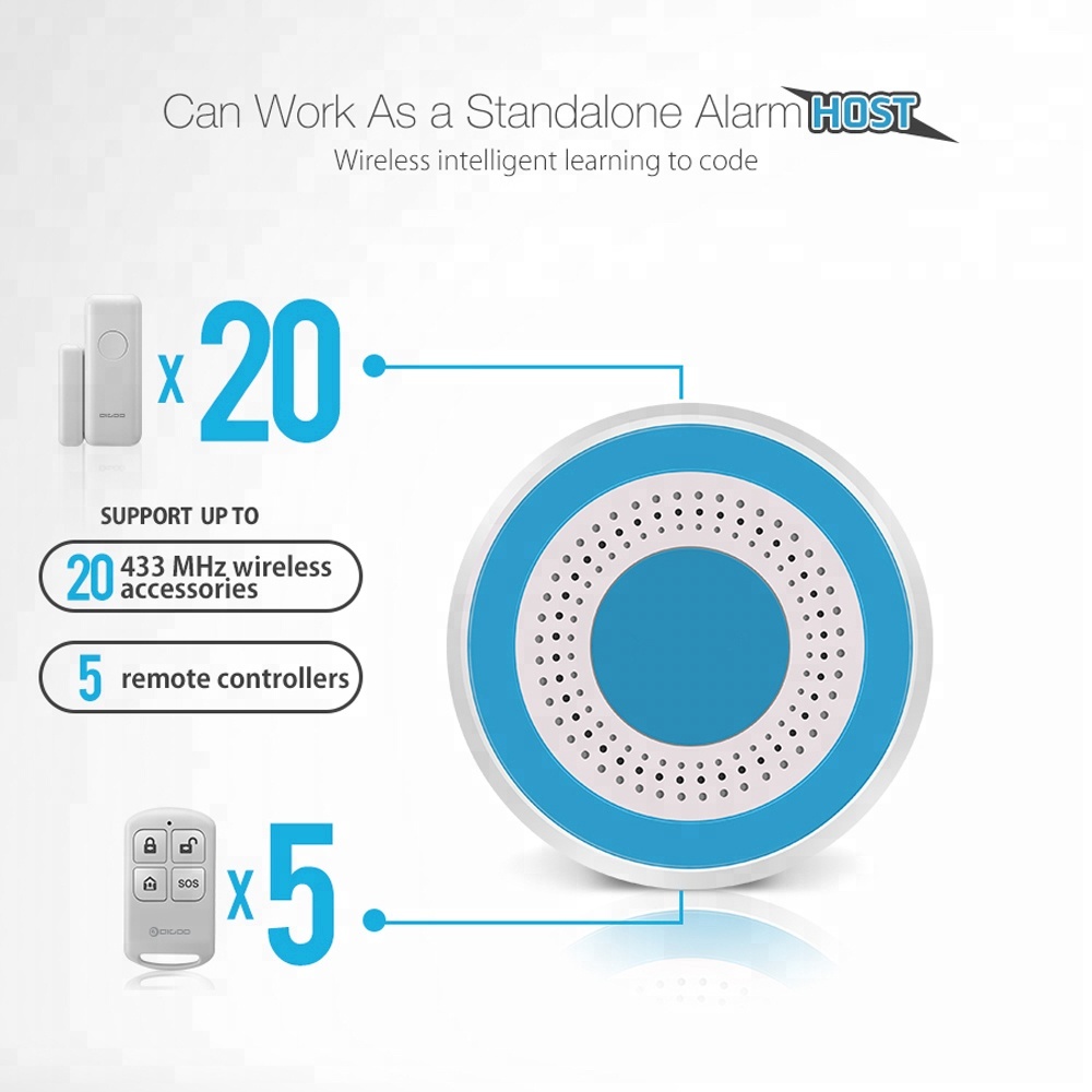 PGST 433Mhz Indoor Wireless Si - Home Security Equipment ulasan dan harga