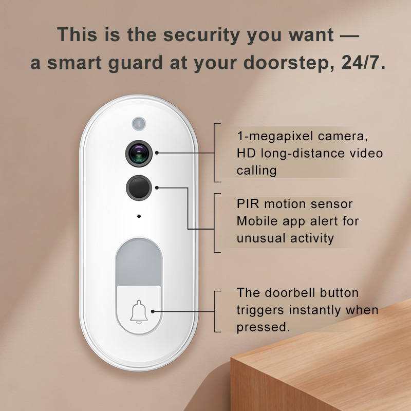 Tuya Smart Video Doorbell Wire - Home Security Front Door ulasan dan harga