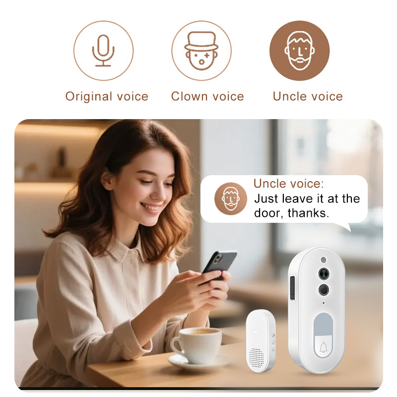 Tuya Smart Video Doorbell Wire - Home Security Front Door ulasan dan harga