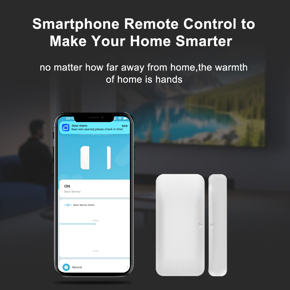 Tuya Zigbee Wireless Door Wind - Home Security Equipment ulasan dan harga