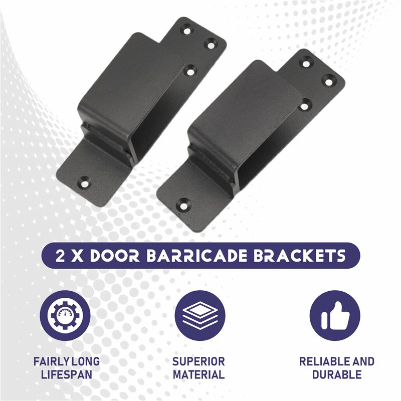AT13 Door Barricade Brackets,2 - Home Security Bars ulasan dan harga