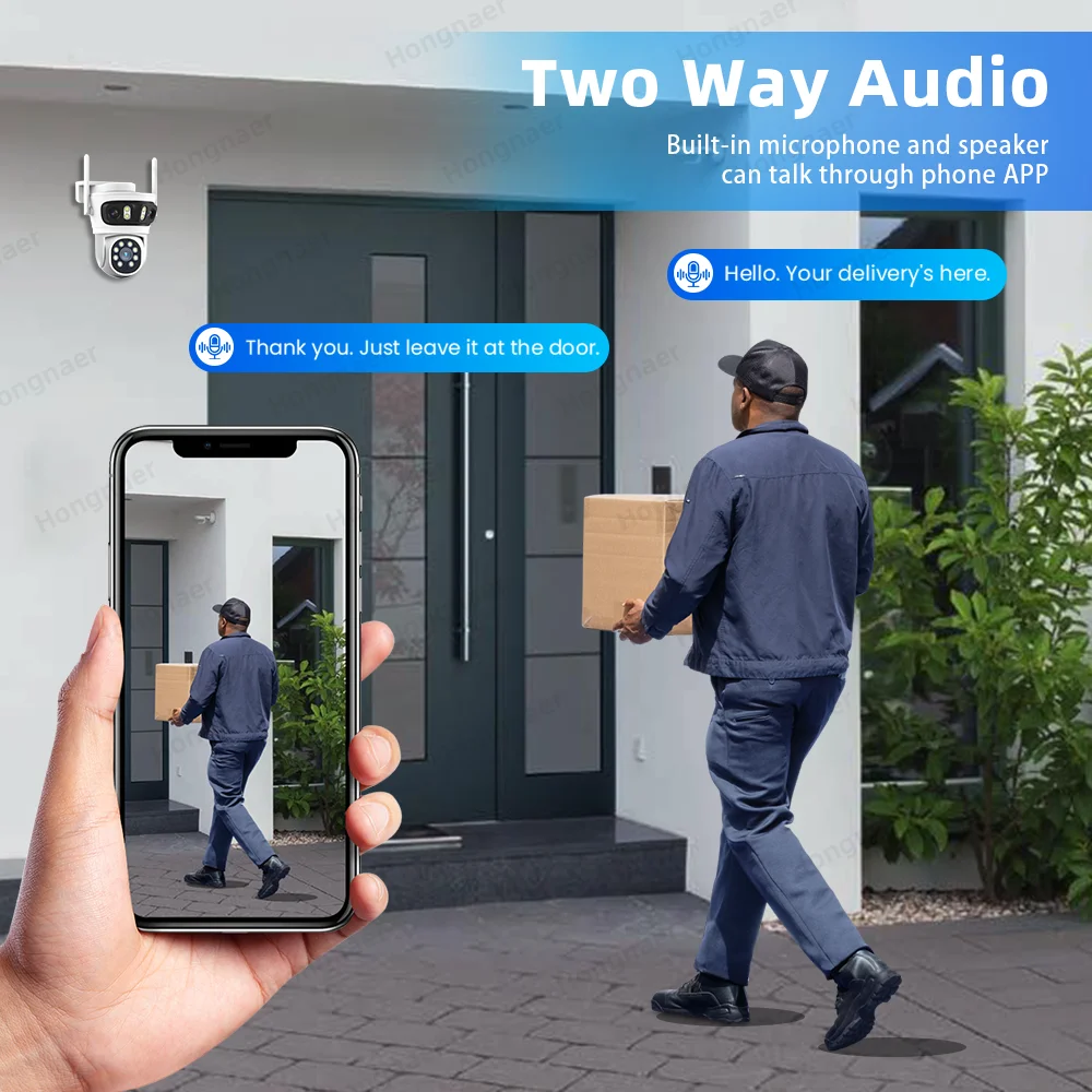 2026 Hongnaer 6MP 4CH 3 Lens 2 - Home Security Systems ulasan dan harga
