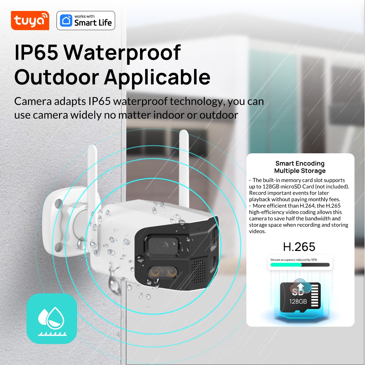 Tuya Smart 4MP 2.5K Dual-Lens  - Home Security Camera Xiaomi ulasan dan harga