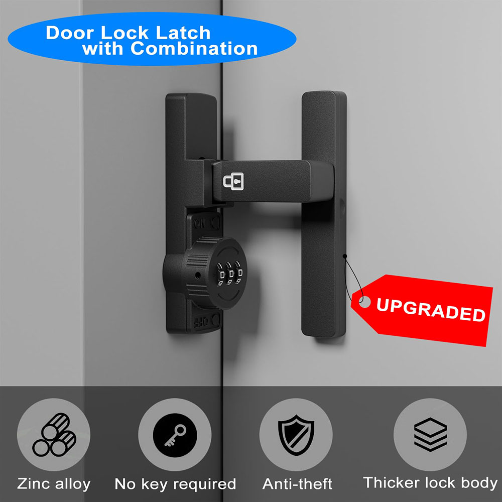 Security Barn Door Lock 3-Digi - Home Security Door ulasan dan harga