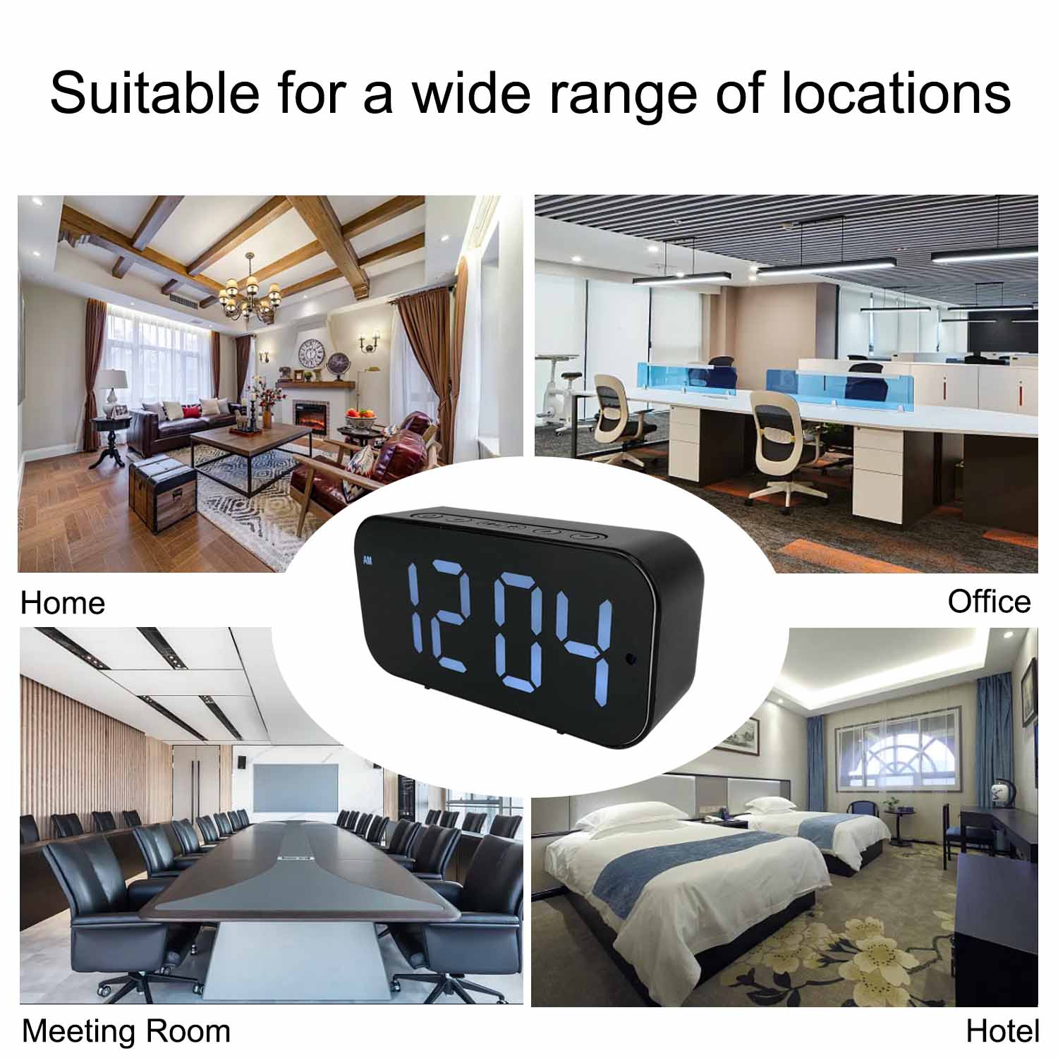 Wi-Fi Clock Camera with 1080P  - Hidden Camera Clock ulasan dan harga
