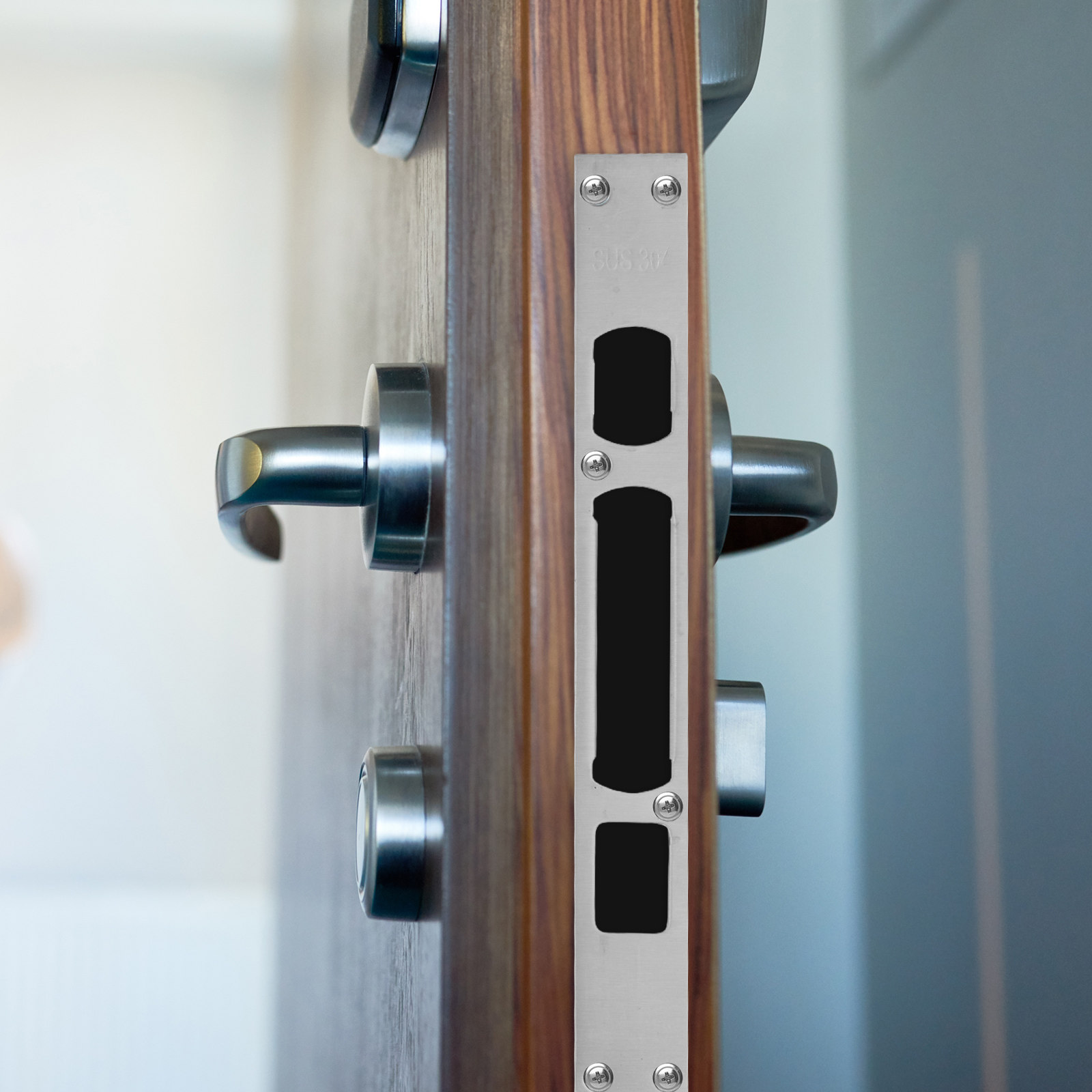 3Pcs Anti Theft Door Lock Body - Home Security Door ulasan dan harga
