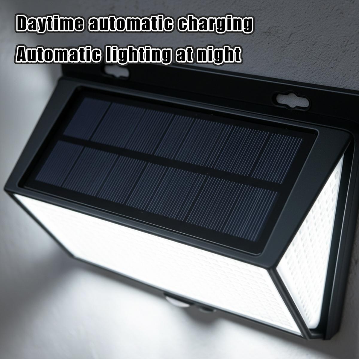 3-Sided LED Wall Light Auto On - Home Security Flood Lights ulasan dan harga