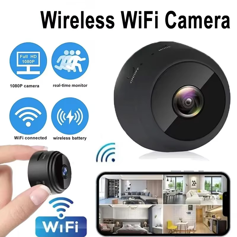 New A9 Camera Wifi 1080p HD Wi - Home Security With Camera ulasan dan harga