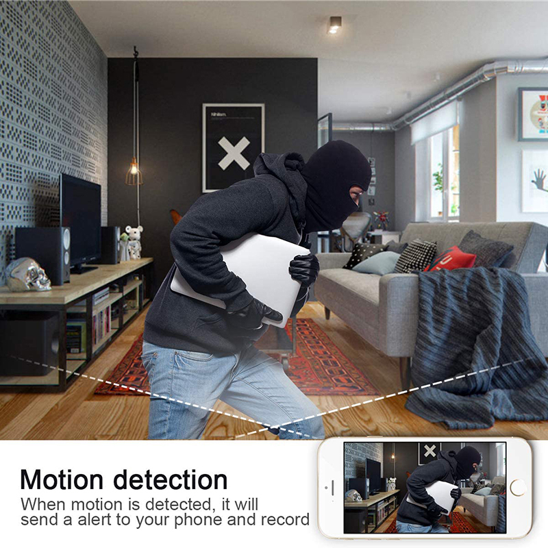 Full HD 1080P Alarm Clock Mini - Hidden Camera Clock ulasan dan harga