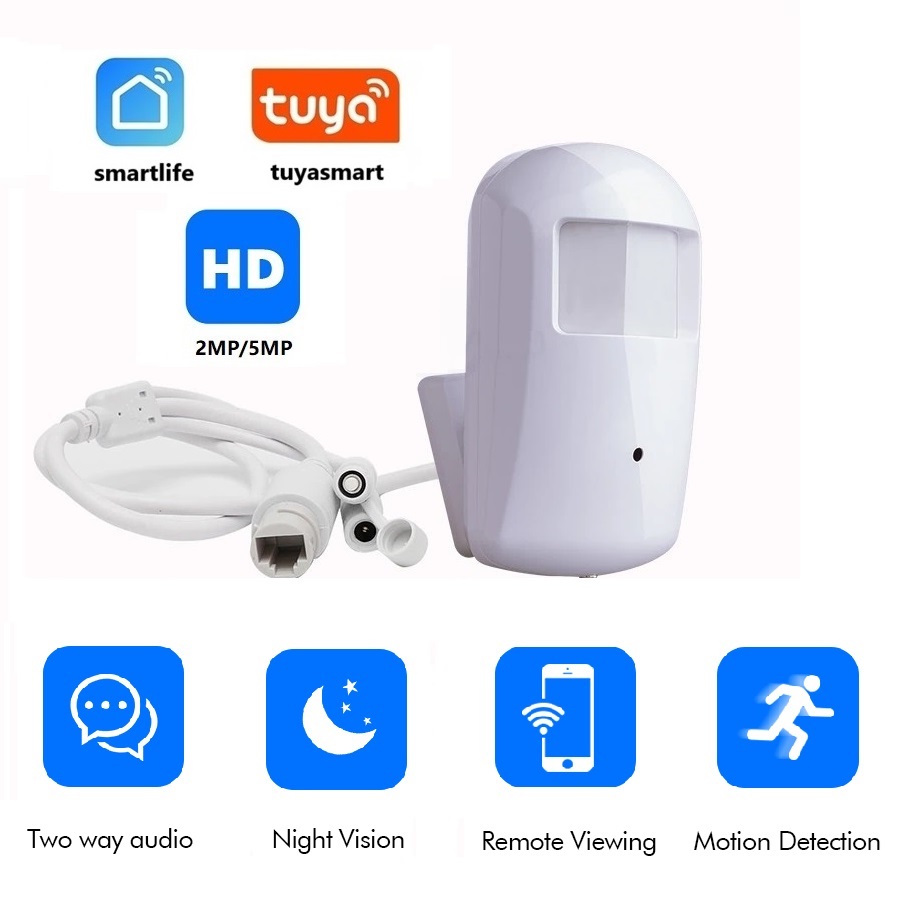 2MP 5MP Tuya Mini WiFi IP Came - Hidden Camera Clock ulasan dan harga