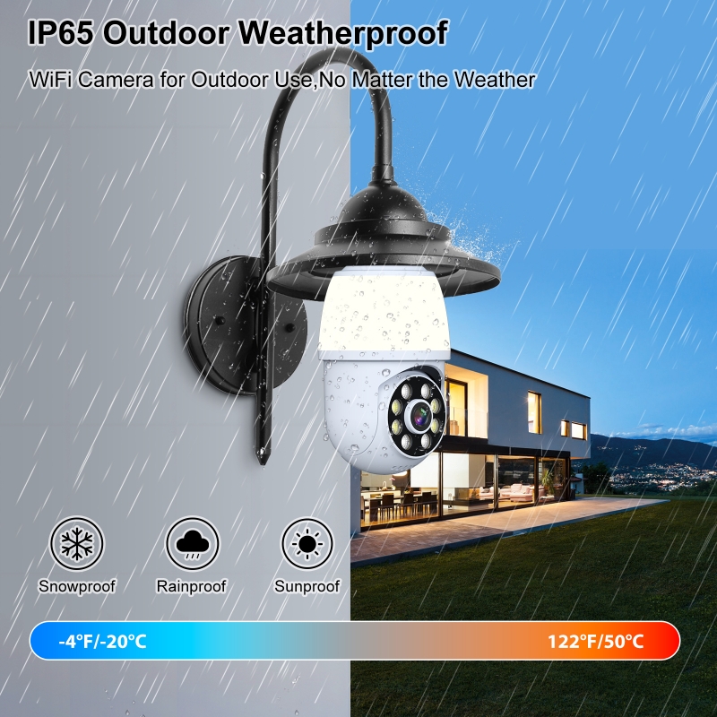 3MP 1296P iCsee APP  Full Colo - Home Security Flood Lights ulasan dan harga