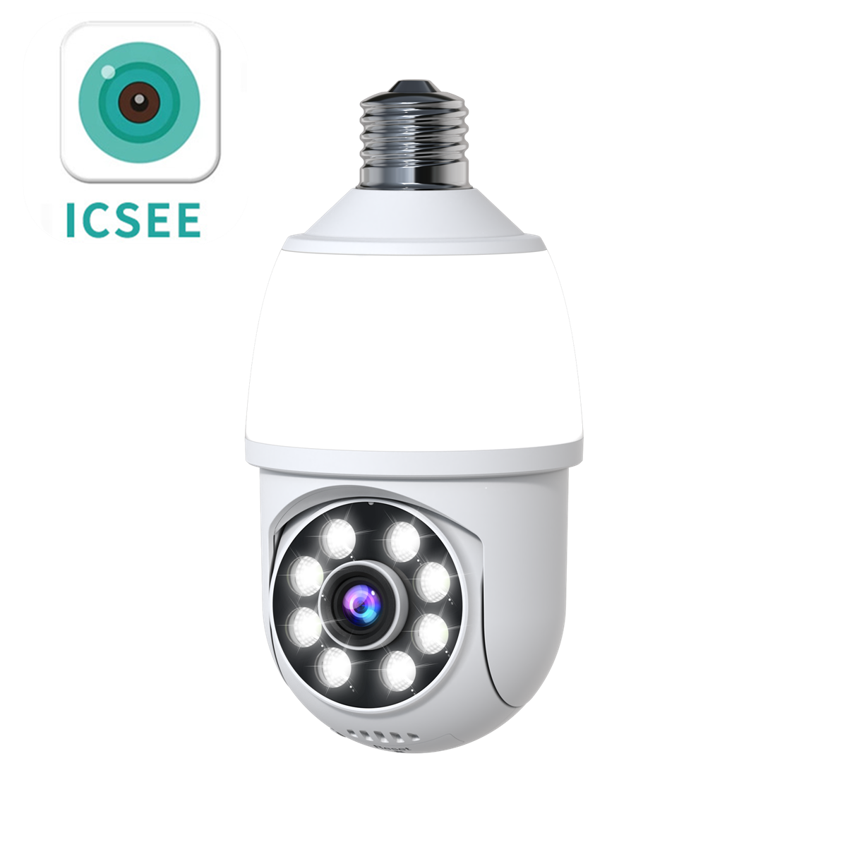3MP 1296P iCsee APP  Full Colo - Home Security Flood Lights ulasan dan harga