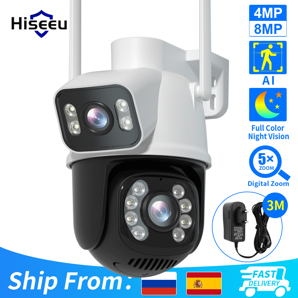 Hiseeu 4K 8MP PTZ Wifi IP Came - Home Security Camera Xiaomi ulasan dan harga