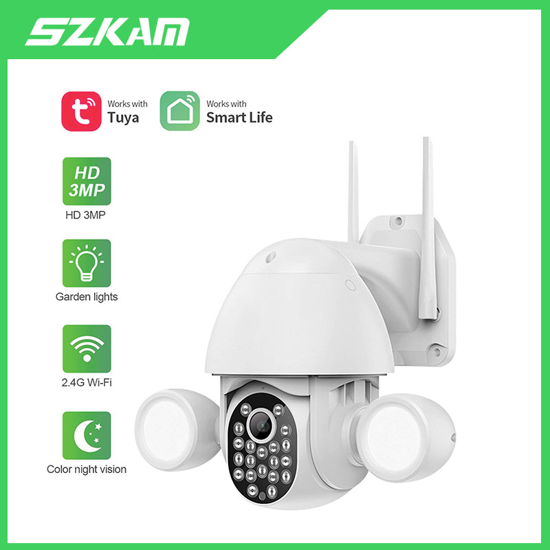 Tuya Smartlife APP Smart Light - Home Security Flood Lights ulasan dan harga