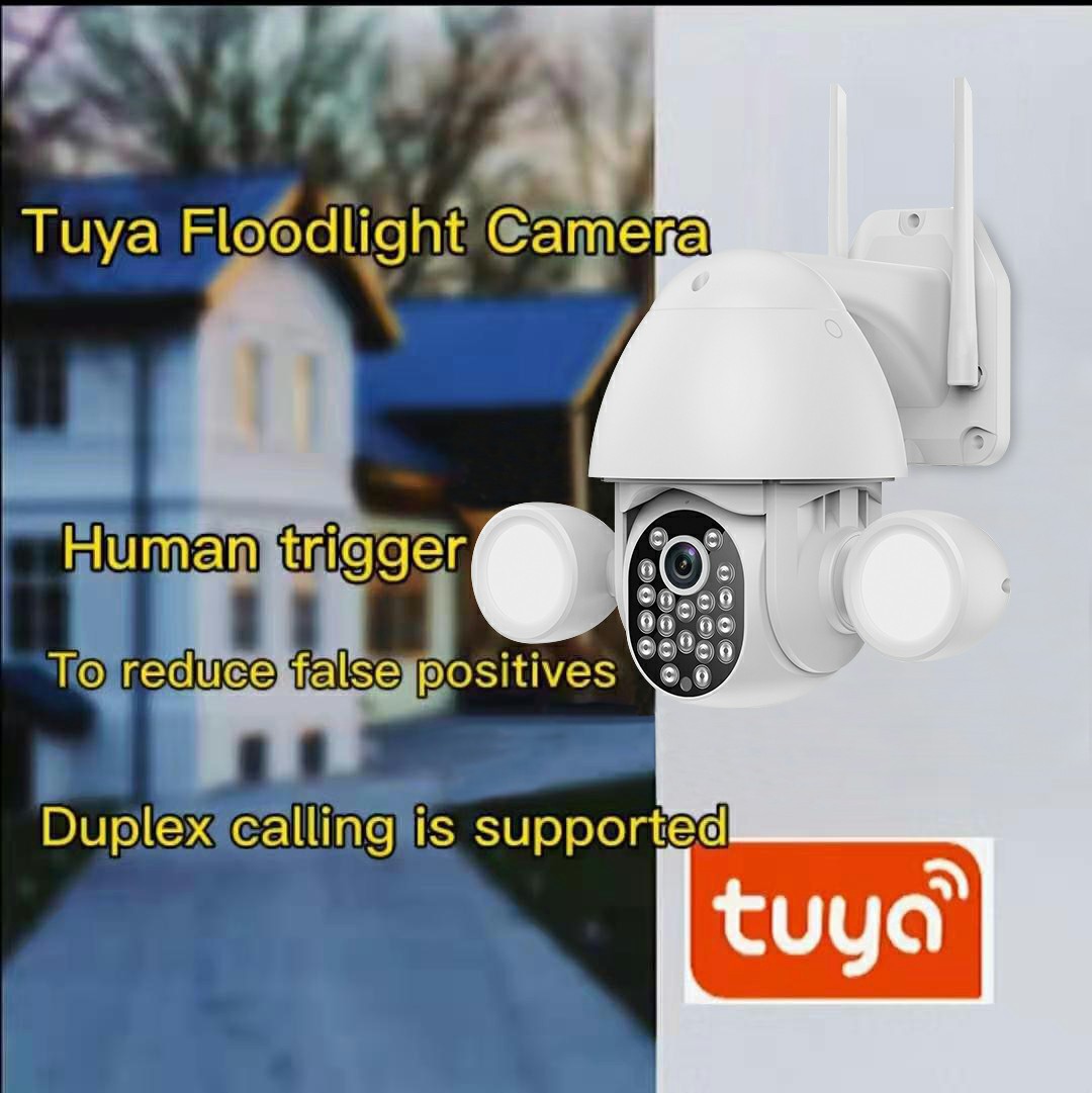 Tuya Smartlife APP Smart Light - Home Security Flood Lights ulasan dan harga