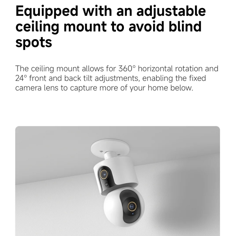 Xiaomi Smart Camera C500 Dual  - Home Security Camera Xiaomi ulasan dan harga